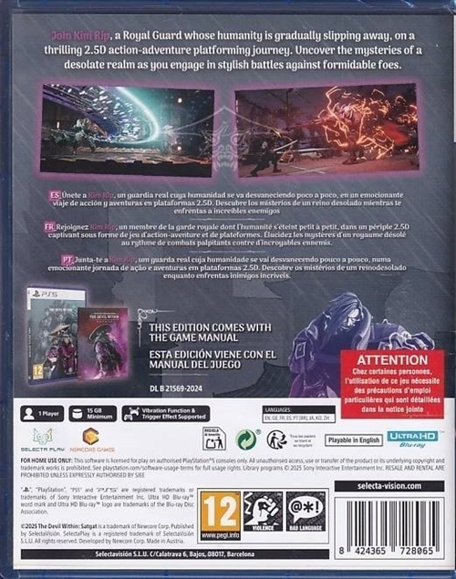 The Devil Within Satgat - PS5 (A Grade) (Genbrug)